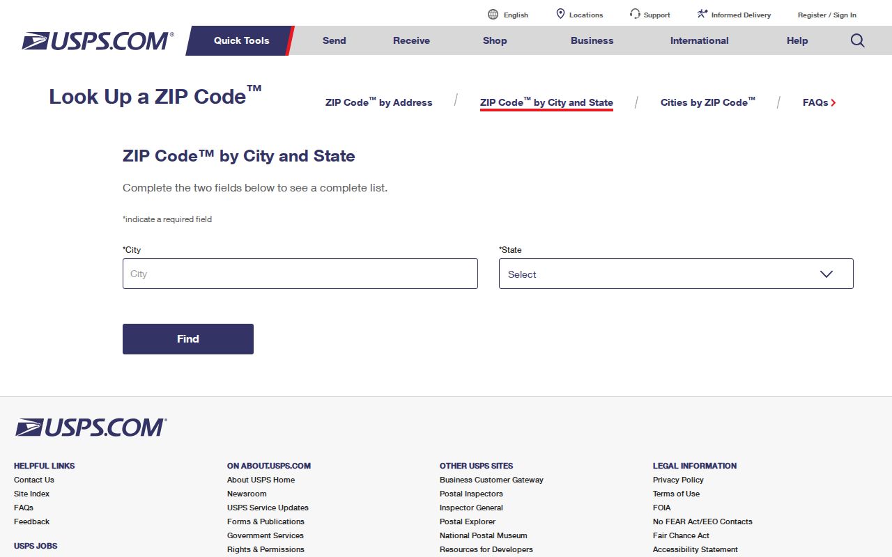 USPS ZIP Code Lookup for Addison postal verification
